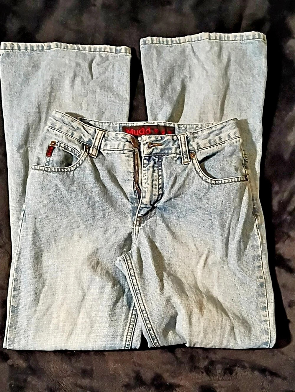 Retro / Vintage Mudd Flare Jeans in Blue Size 3